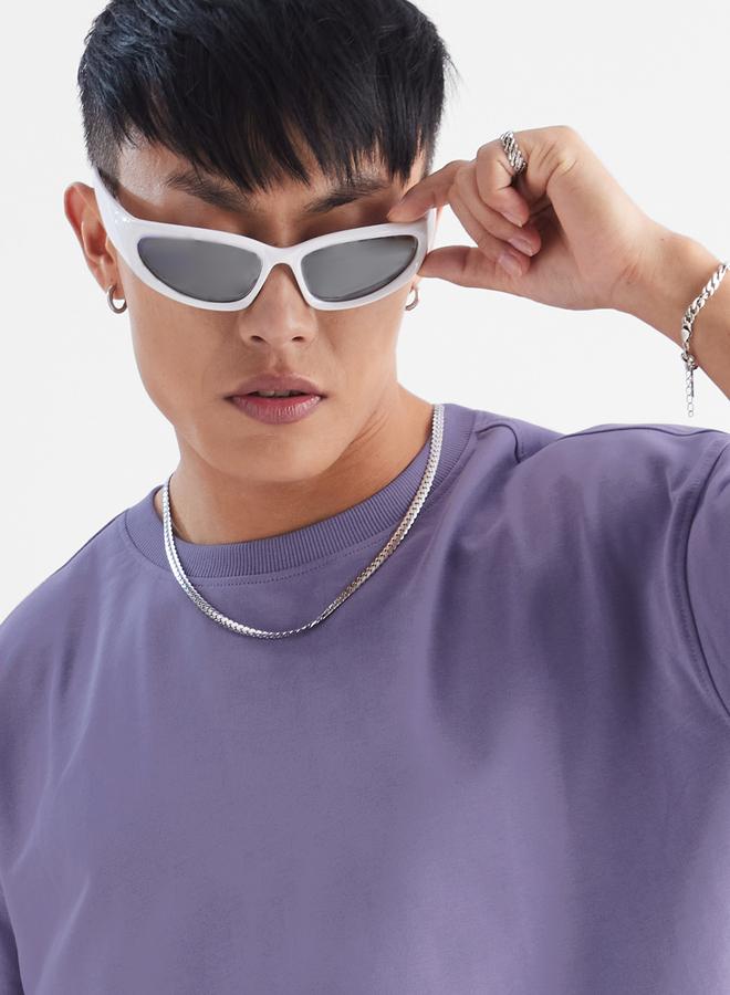 ذا سوليد ستور تيشيرت قطني واسع - Image 3